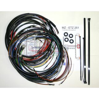 Kabelbaum Set MZ ETZ 251 (Produktion auf Bestellung)