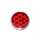Rücklichtglas rot mit Alueinfassung Simson SR1 SR2