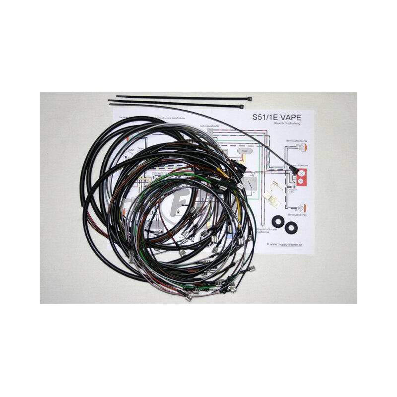 Wiring Harness For Simson S51 With Vape Ignition - Made In Germany 🇩🇪 New