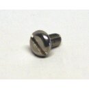 Flachkopfschraube mit Schlitz M6x10 Edelstahl (DIN 85) 10