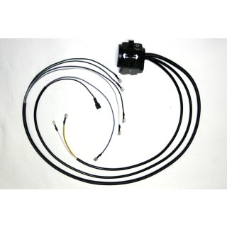 Schalterkombination mit Lichthupe und Kabel - Simson S51 Hochlenker 6V und 12V tauglich