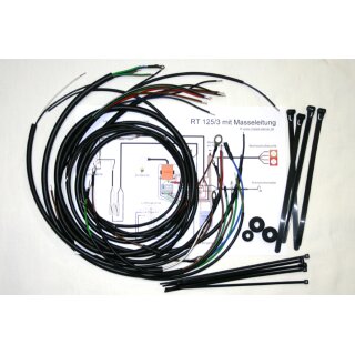 Kabelbaum Set MZ RT125-3 (mit integrierter Masseleitung) (Produktion auf Bestellung)